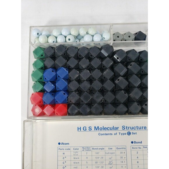 VTG HGS Molecular Structure Model Set C for Organic Chemistry Holden Day Maruzen - Picture 14 of 16